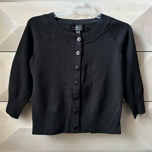Spenser Jeremy Black Button-Up Cardigan-Size L